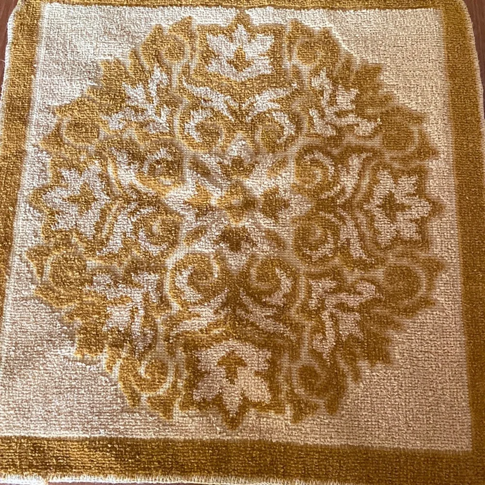 Fieldcrest Vintage Golden Set 2 Bath Towel 2 Wash Cloth 100% Cotton Made In USA